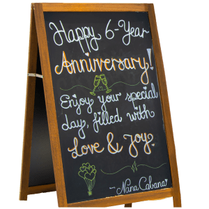 Customized Chalkboard