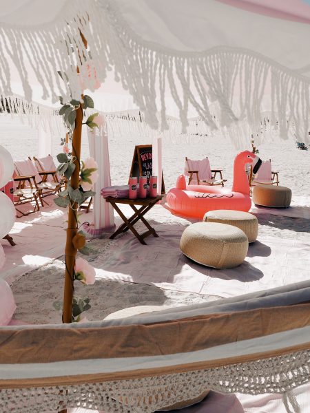 clearwater-beach-bachelorette-party-setup-nana-cabana-hammock